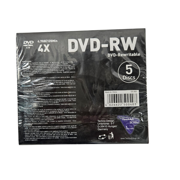 DVD+RW 5 Disc – Bild 2