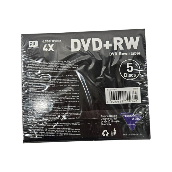 DVD+RW 5 Disc – Bild 2