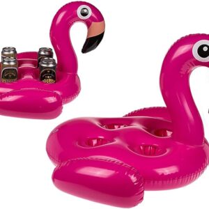 Aufblasbarer Getränkedosenhalter Flamingo