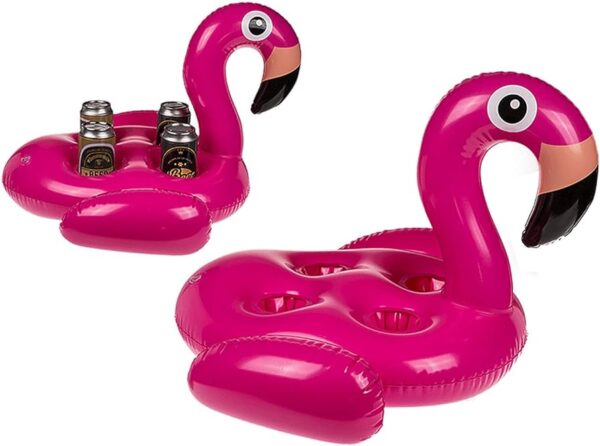 Aufblasbarer Getränkedosenhalter Flamingo