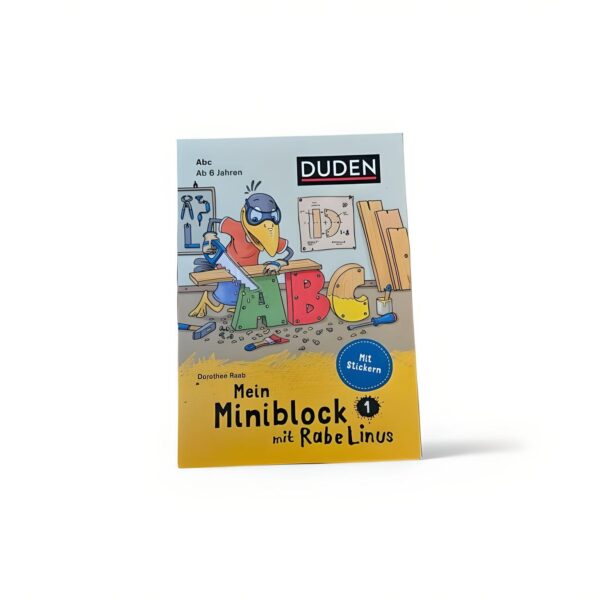 Duden Mein Miniblock mit Rabe Linus 1