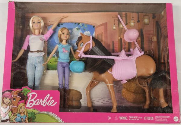 Barbie mit Pferd GXD65